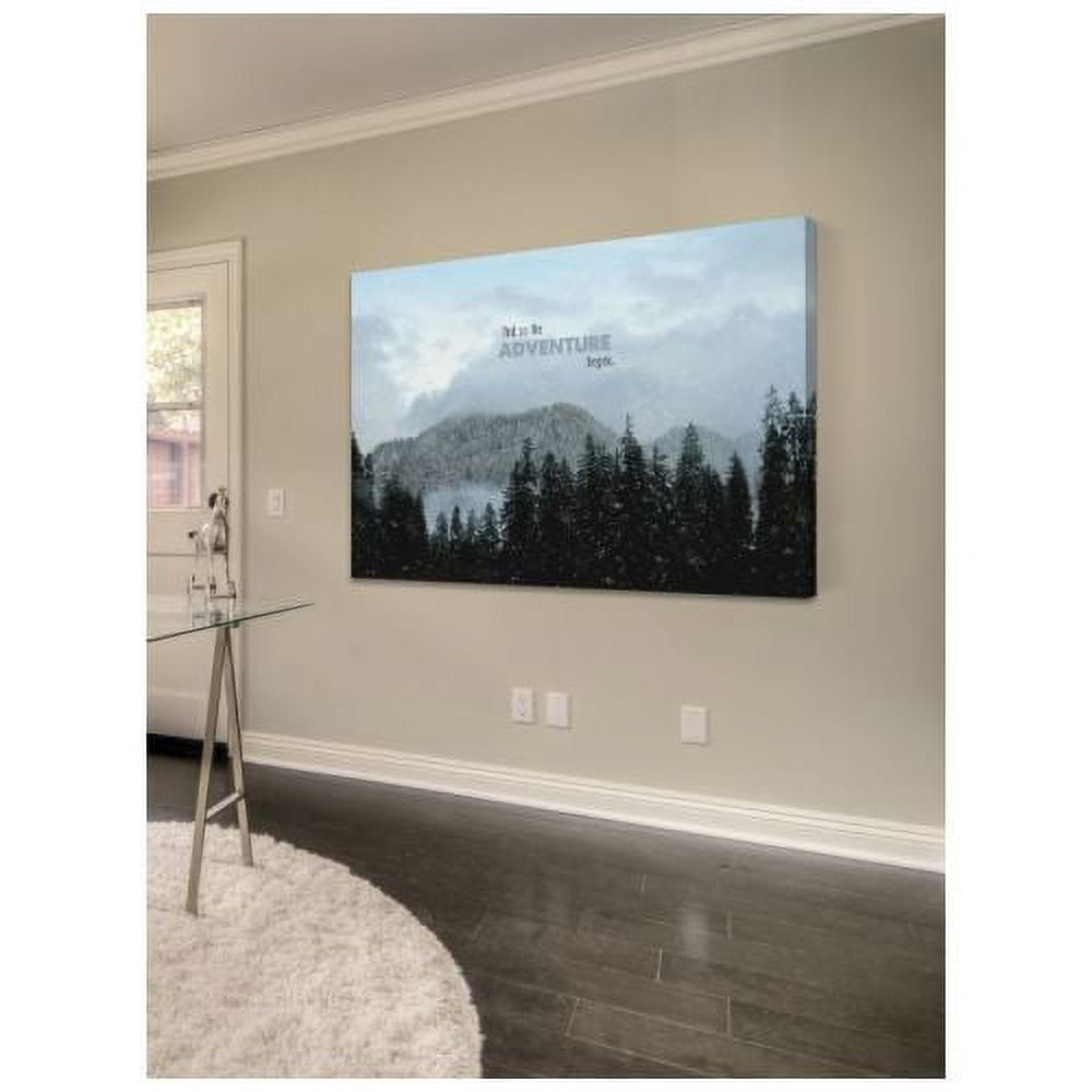 "Adventure Begins" Painting Print on Wrapped Canvas