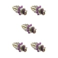 thumbnail image 3 of Qarigey Nuevas pinzas para el pelo de pavo real de cristal Retro para mujeres y niñas, herramientas de belleza Bohemia, pinza para el pelo de de Type8 NO8 Qarigey CBP081596, 3 of 4