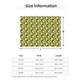 thumbnail image 5 of Rateoe Avocado Pattern Flannel Throw Blanket, Ultra-soft Blanket for Bed, Couch, Car, Hypoallergenic Anti-pilling blanket-, 5 of 6