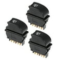 thumbnail image 1 of Unique Bargains 5 Pins Car Window Switch Car Control Momentary Master Switches DC 12V 3pcs, 1 of 1