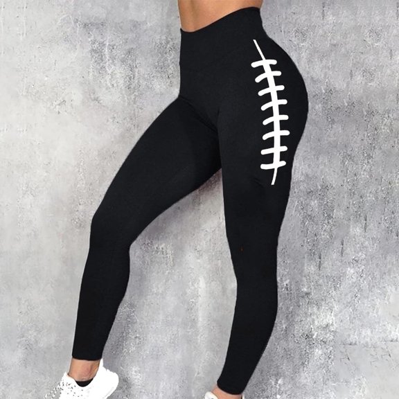 AOOCHASLIY Fall Clothes Women's Sports Fitness Pants Solid Colored CasualTight Fitting Tight Peach Hip Yoga Pants Stretch Pants