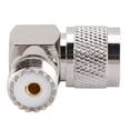 thumbnail image 1 of Conector Coaxial De ángulo Recto, N Adaptador De Antena De Conector Coaxial De ángulo Recto Macho A M Para El Conector UHF Para Conector UHF, 1 of 7