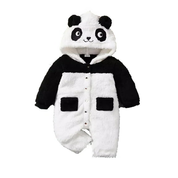 Huowey Newborn Cute Baby Panda Fall BabyBoy With A Color Contrast Trendy Dailywear, 9-12 Months