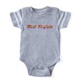 thumbnail image 1 of CafePress - W Virginia Rbw Txt - Cute Infant Baby Football Bodysuit, 1 of 1