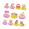 thumbnail image 4 of 11x Día de la madre adornos de panal Centerpiece Party Configuración de la sala Display Decorative Mom Set de decoración de cumpleaños, 4 of 8