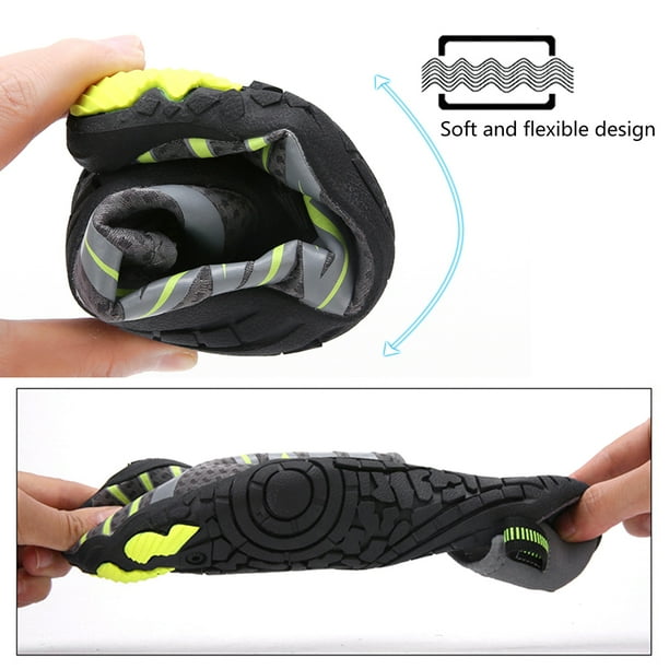Zapatos de agua antideslizantes para nadar, zapatos de agua transpirables, cómodos para senderismo en el lago