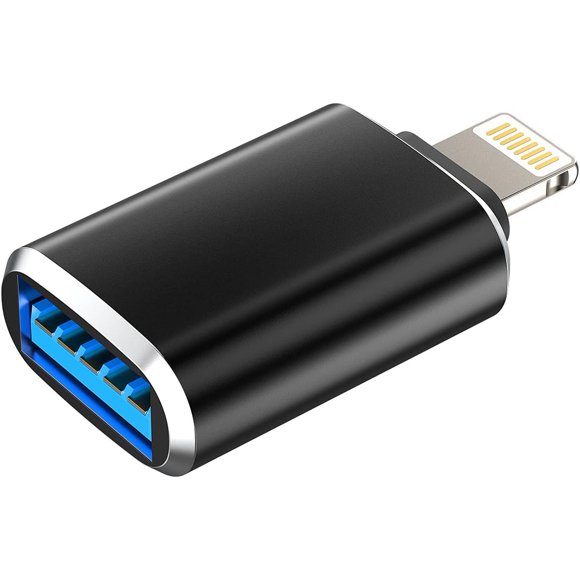 shiyou-Lightning to USB iPhone OTG Adapter Dongle Camera Card Reader Flash Drive Keyboard Mouse MIDI Hub Data Sync Compatible with 13 11 12 Pro Max Mini Xr X Xs 8 7 Se Plus Apple Ipad Air Piano Conve