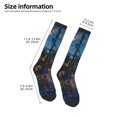 thumbnail image 2 of Naloa Twilight Canal Reflection Knee Socks, High Socks Long Stretchy Sock Women Knee High Stocking, Long Socks for Women, 2 of 6