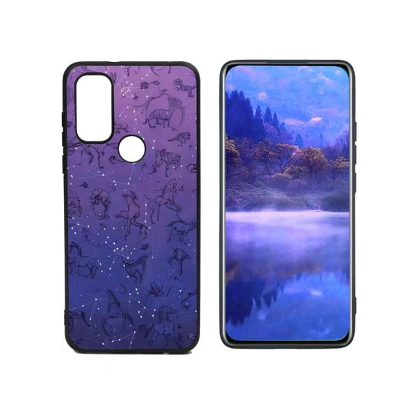 Zodiac Phone Case, Degined for Motorola Moto G Pure Case Men Women, Flexible Silicone Shockproof Case for Motorola Moto G Pure