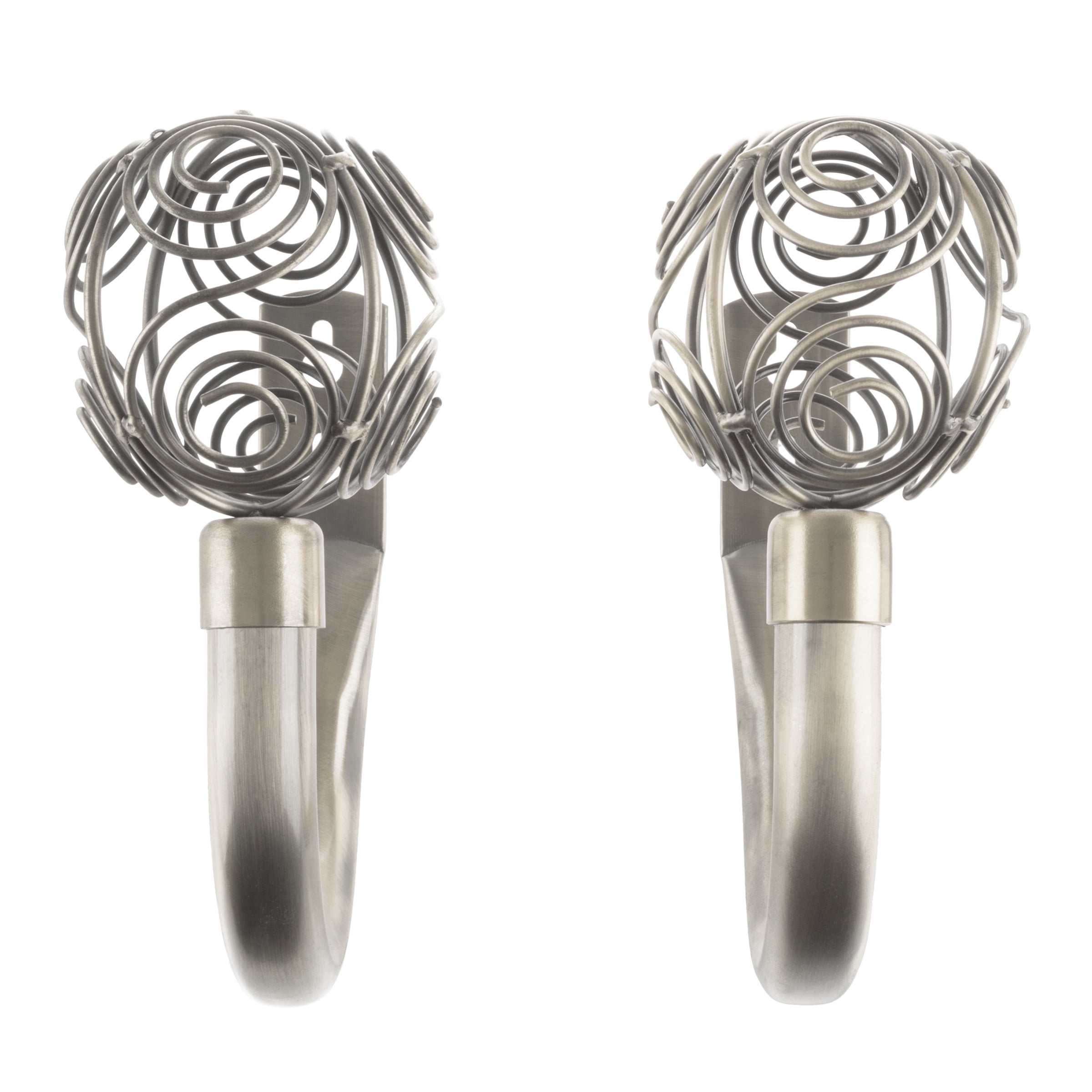 Curtain Holdbacks with Mounting Hardware Decorative Drape Tieback