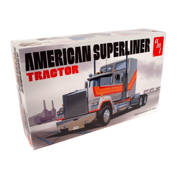 Kit de modelismo AMT American Superliner Semi Tractor 1:24