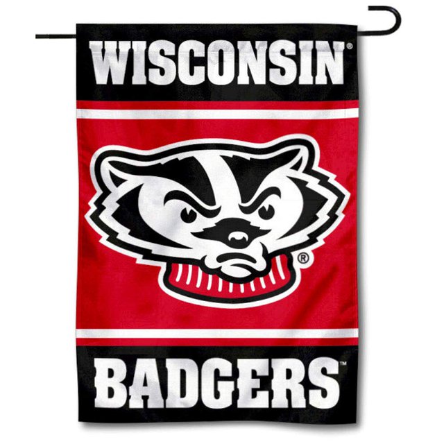 Drapeaux et Bannières de Jardin Co. Wisconsin Badgers