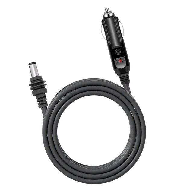 Cable De Alimentación Para Cargador De Coche De CC, Cable De 18 AWG A Prueba De Agua IP68, Protector De Corriente Para Coche, Cable De Alimentación De CC Para Telescopios