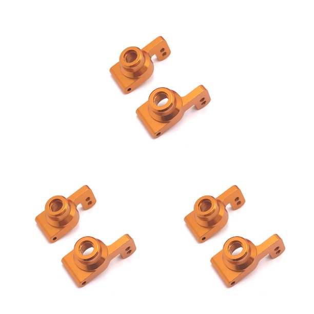 Ounissouiy Pack de 2 piezas de repuesto de material premium de copa de dirección trasera para modelo RC dorado Type1 NO1 Ounissouiy CBP203250