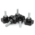 thumbnail image 3 of Hand Twist Screw,5Pcs Knob Bolt Lathe Knob Bolt Fastener Expertly Crafted, 3 of 7