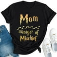 thumbnail image 1 of WILLBEST Chemises pour Femmes Mode Imprimée Haut Ample Col Rond T-Shirt 2425, 1 of 3