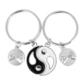 thumbnail image 1 of SHISUYAN 1 Pair Couple Keychain Charm Key Pendant Decorative Key Ornament, 1 of 8