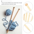 thumbnail image 3 of Shisuyan 36pcs Knitting Tools Bamboo Crochet Hooks for Gift Giving White Natural Bamboo Design, 3 of 8