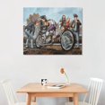 thumbnail image 6 of David Mann Motorcycle Art Gnghost Rider Prints Poster (56) Wall Art Poster Gifts Bedroom Prints Home Decor Hanging Picture Canvas Painting Posters 16x20inch(40x50cm), 6 of 6