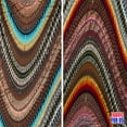 thumbnail image 4 of Waves Tidal with Gold Color Lining Aqua Stretch Fabric 58" Wide, 4 of 4
