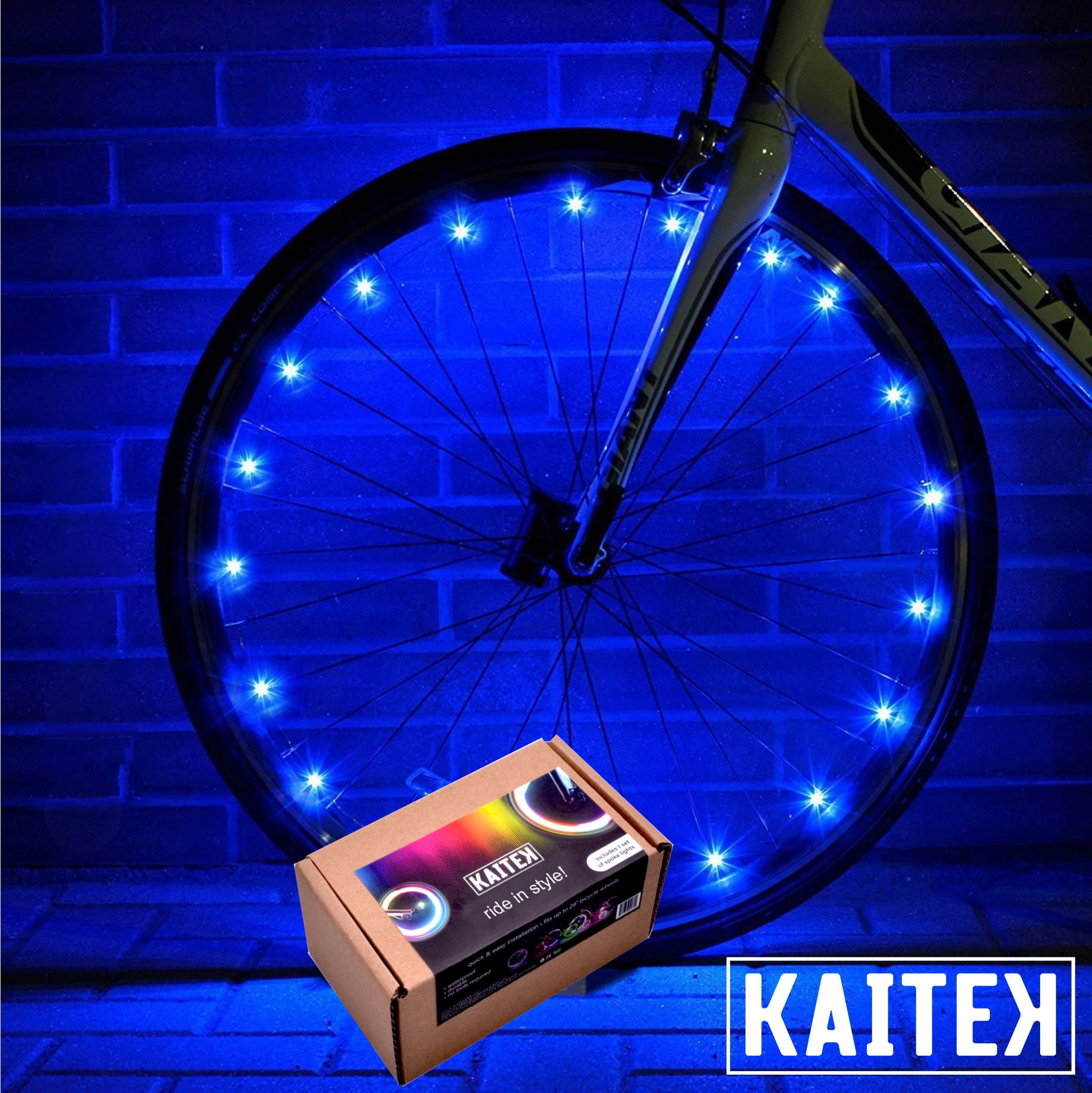 Kaitek LED Bicycle Wheel Light 1 Wheel, Color-Changing - Walmart.com