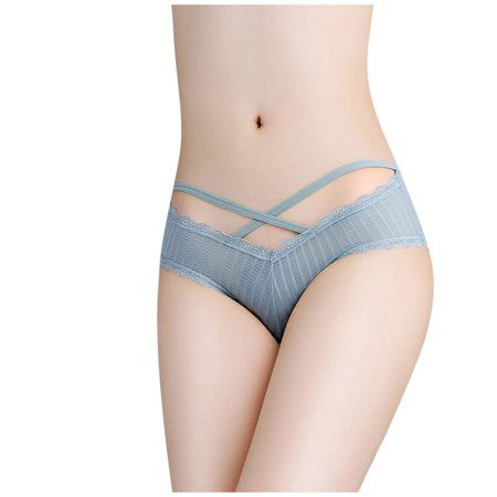 

AIEOTT Women Lace Sexy Briefs Panties Underwear Knickers Bikini Ventilate Underpants