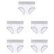 thumbnail image 5 of Qarigey 5 piezas de ropa interior de cintura alta sin costuras para mujer, bragas simples de Color sólido, bragas de realce, abertura de Type1 NO1, 5 of 6