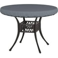 thumbnail image 1 of Covers&All Round Table Top Cover, 12 oz Waterproof & UV-resistant (30"Diameter x 4"H Inches, Gray), 1 of 7