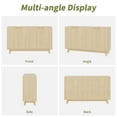 thumbnail image 4 of GloryStar Modern Fluted Sideboard Cabinet with Storage, Adjustable Shelves and Doors, Buffet Console for Kitchen or Dining Room, 4 of 7