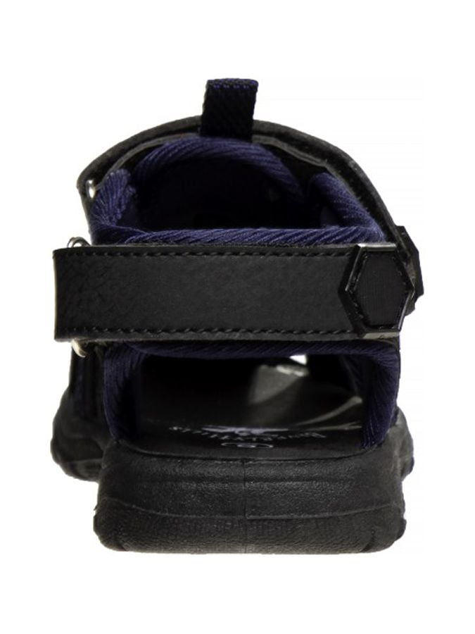 Beverly Hills Polo Club Boys Fisherman-Style Sport Sandals (Little Kid Sizes) - Black/Navy, 12