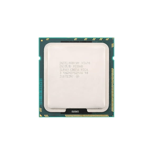 Intel Intel Xeon X5690 6-Core Processor 3.46GHz 12MB Cache 6.40GT/s QPI FCLGA1366 (Used) with ECC Support & Turbo Boost Technology