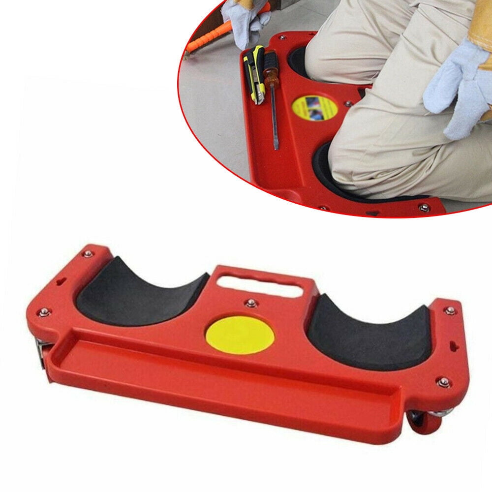 Rolling Wheeled Knee Pads Platform Wheels Workers' Laying Tiles Tools Knee Pad 19.8"