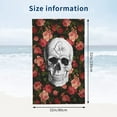 thumbnail image 3 of Skeleton Flower Ball Microfiber Sand Free Beach Towel Oversized Quick Dry Absorbent for Pool Swimming Bathroom Beach Towel 32x52 Inch, 3 of 14