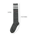 thumbnail image 2 of Women's Solid Color Calf-high And Knee-high Socks, Basic Mid Calf Socks, Everyday Casual Socks, Black, 2 of 3