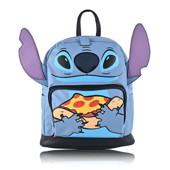 Disney Children's Mini Lilo and Stitch Pizza Backpack, Blue