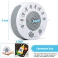 thumbnail image 3 of BASSTOP White Noise Machine, Auto-Off Timer & Memory Function, Music Sleep Aid Device Sound Relaxation Sleep Sound Machine, Sound Therapy Machine, 3 of 9
