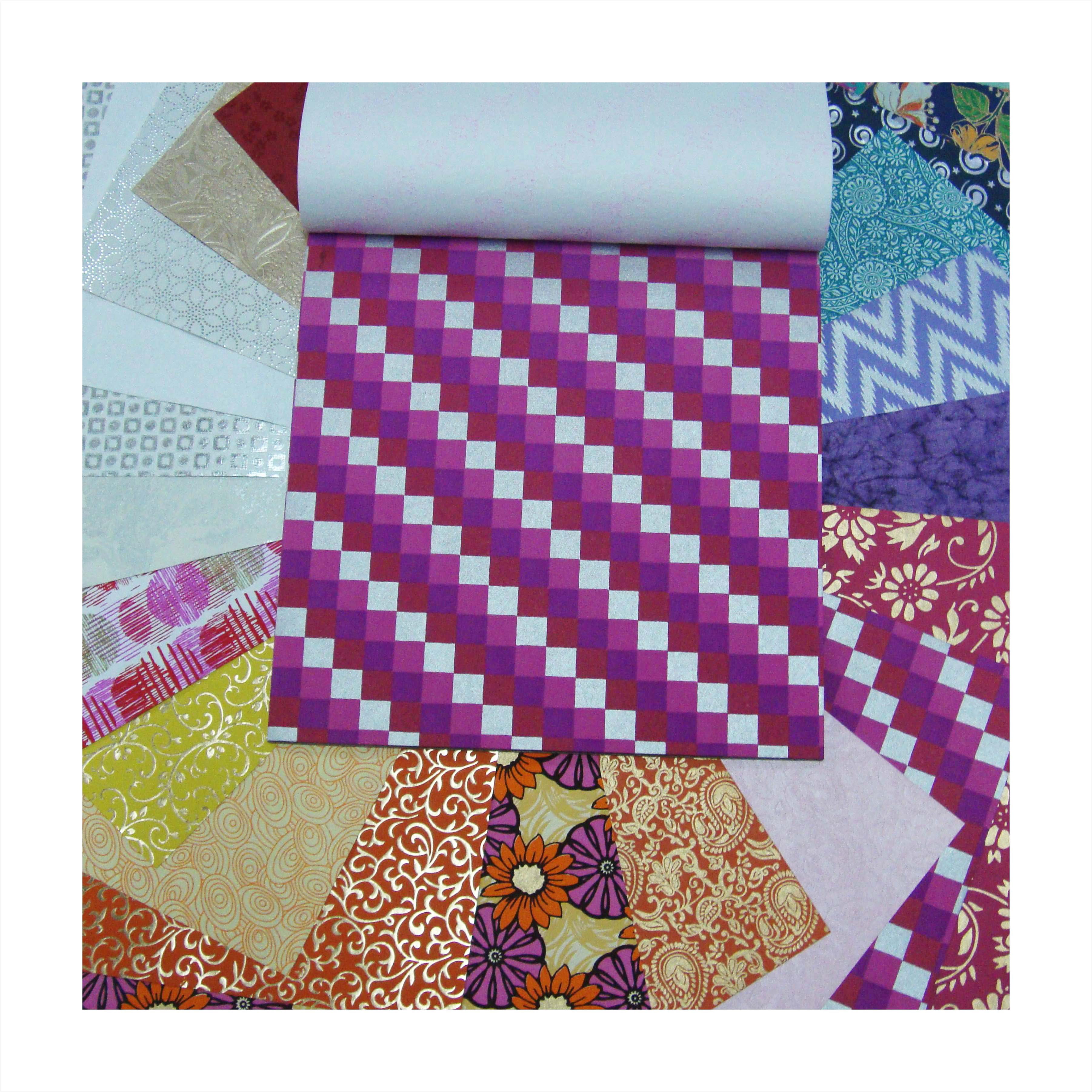 Paperhues Summer Handmade Scrapbook Papers Collection 12x12" Pad, 24 Sheets