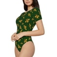 thumbnail image 2 of Easygdp Hohey Bee Women's One-Piece Swimsuit Slim Fit Crew Neck Bodysuit Athletic Swimwear with Concealed Buckle - Small, 2 of 9