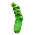 thumbnail image 2 of Uooqdmx Slouchy Socks for Women, Breathable Socks Women, Athletic Socks for Women, Cute Crew Socks, Womens Socks Crew, Green One Size, 2 of 5