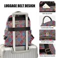 thumbnail image 3 of FORMRS Mini Backpack Purse for Women Quilted Travel Daypack Casual Shoulder Bag, Colorful Mandala Pattern, 3 of 7