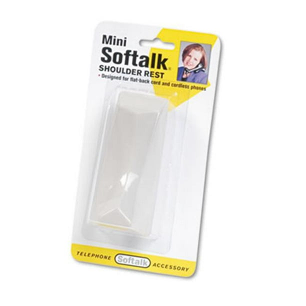 Softalk 333M Mini Softalk Téléphone Repose-Épaules- 4,5 Long x 1,75w x 2h- Gris Perle