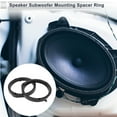 thumbnail image 2 of Anillo Espaciador de Altavoz Unique Bargains Adaptador de Altavoz Tweeter para Toyota para 6.5" 2 Set, 2 of 7