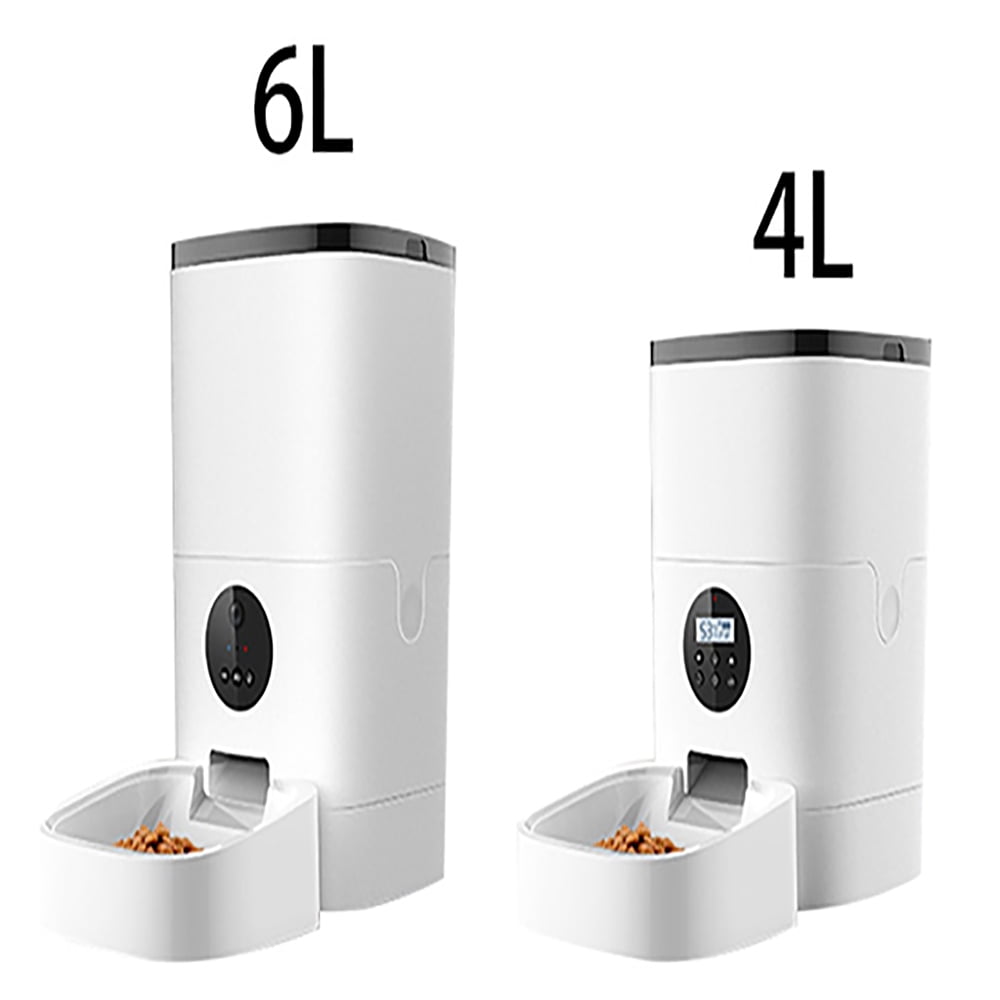 4L Smart Automatic Pet Feeder ABS is the best food dispenser for dogs and cats with recording function.