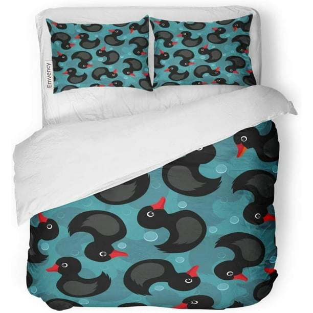 Fmshpon 3 Piece Bedding Set Pattern Cute Yellow Rubber Ducks Baby Bath Time Bathing Twin Size Duvet Cover With 2 Pillowcase For Home Room Decoration Com Bathing Twin Size Duvet Cover, Rubber Duck Baby Bedding