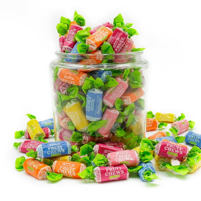 TOOTSIE FRUIT CHEWS Sour Taffy 1 lb – Taffy Bulk Bag, Fruity Soft