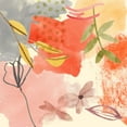 thumbnail image 2 of Wang, Melissa 15x15 White Modern Wood Framed Museum Art Print Titled - Flower Shimmer II, 2 of 4