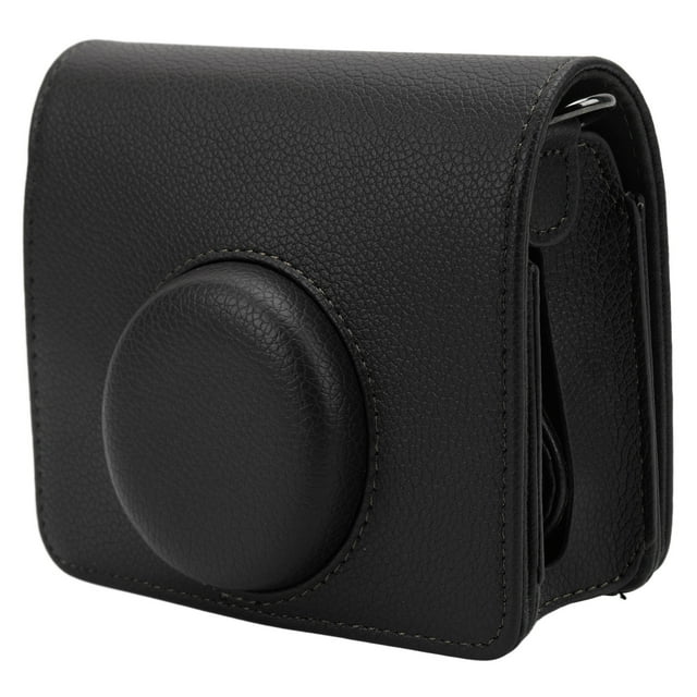 Instant Camera Bag Light Luxury Texture PU Protective Case for Mini Retro Design Portable Shoulder Strap Magnetic Clamshell Skin Friendly 13 X 11 6cm