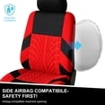 thumbnail image 3 of Car Seat Covers Fit for Mitsubishi Outlander 2007-2026,Breathable Seat Protector,Scratch Resistant Anti-Slip Protection Fast Install Easy Clean Red,Full Set(2 Row 5 Seats), 3 of 9