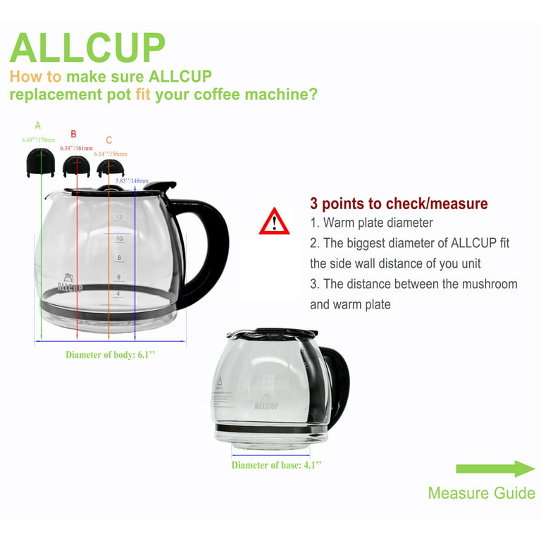 Black & Decker, Kitchen, Black Decker 2 Cup Glass Replacement Coffee  Carafe