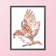 thumbnail image 3 of Bordado parcial DIY 11CT animales abstractos algodón punto de cruz arte estampado Kit FLhrweasw Nuevo, 3 of 9